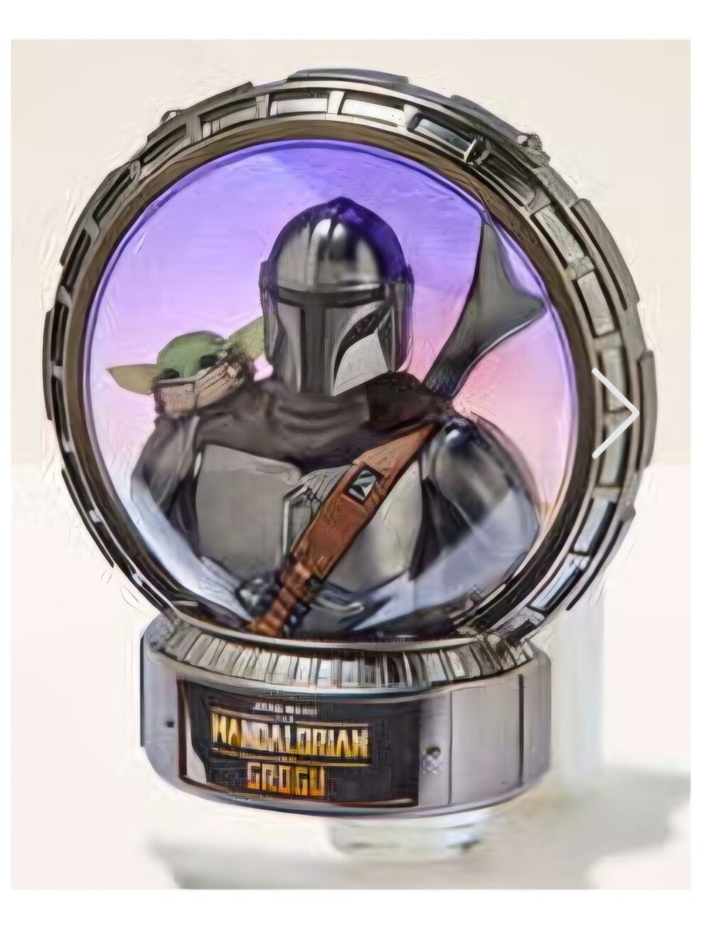 BBW Star Wars The Mandalorian & Grogu Decorative Snow Globe Wall Flower Holder